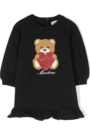 Moschino Kjole med lange ærmer og logotryk