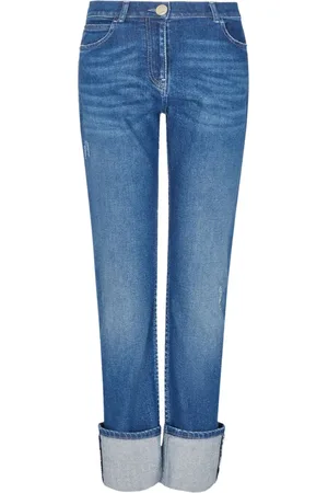Giorgio Armani Jeans med lige ben og mellemhøj talje