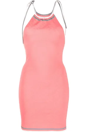 Fendi Strikket kjole med halterneck