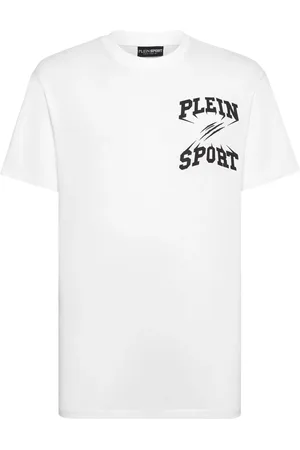 Philipp Plein T-shirt med rund hals og logotryk