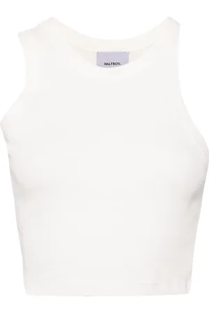 Halfboy Top med broderet logo