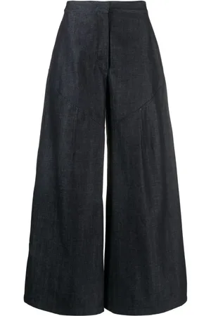 Jil Sander Cropped bukser med brede ben