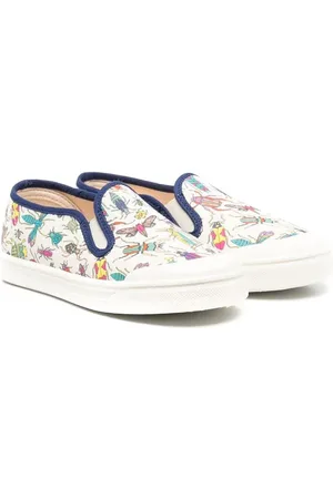 PèPè Slip-on-sneakers med dinosaurus-tryk