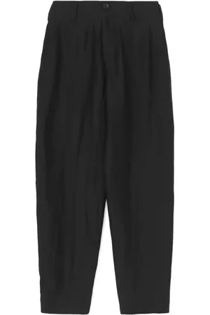 YOHJI YAMAMOTO Bukser med krøllet effekt og lige ben