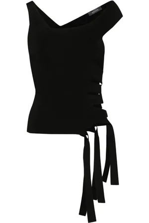 MUGLER Bandage-strikket top