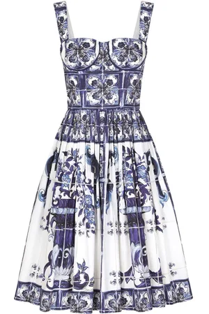 Dolce & Gabbana Kort kjole med tryk