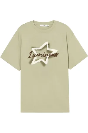 B+AB T-shirt med stjerne-applikation