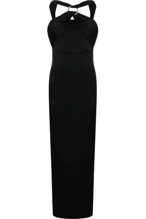 The Attico Draperet kjole med halterneck