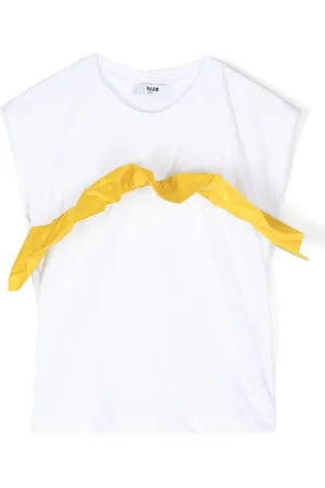 Msgm T-shirt med flæsedetalje