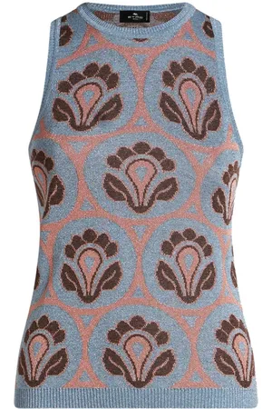 Etro Strikket Aurea-jacquard top
