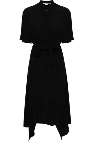 Stella McCartney Kjole i crepe med asymmetrisk pasform