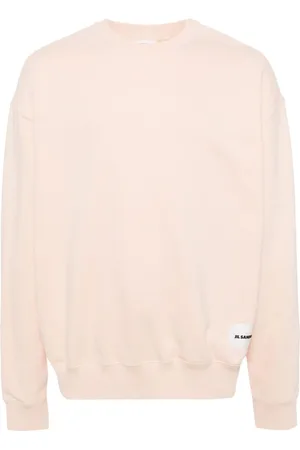 Jil Sander Sweatshirt med logoapplikation