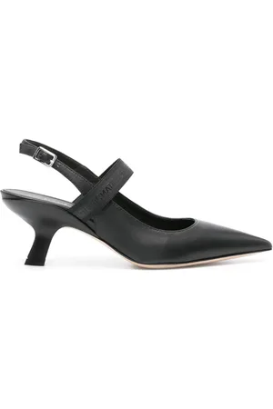 vic matiè Slingback-pumps med skulptureret hæl