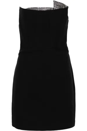 Roland Mouret Kort kjole med rhinsten