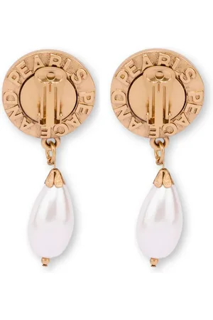 Moschino Peace and Pearls-dråbeøreringe