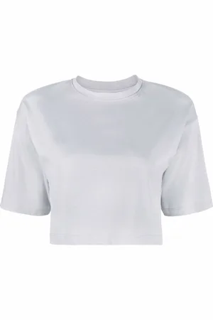 Loulou de Saison Cropped T-shirt med korte ærmer