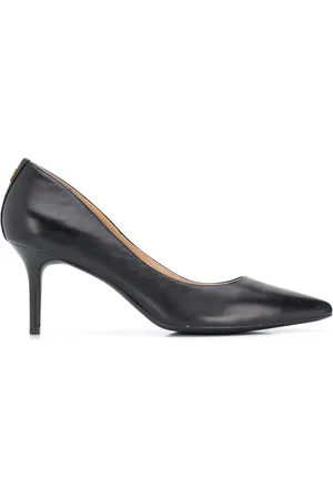 Ralph Lauren 70 mm pumps med læder-look