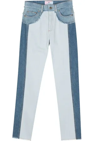 Chiara Ferragni Jeans med tilspidsede ben og frynser