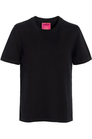Barrie Finstrikket T-shirt med rund hals