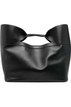 Alexander McQueen The Bow tote i læder