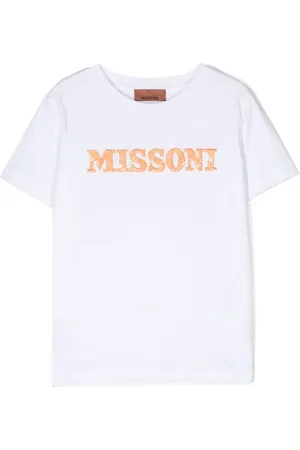 Missoni T-shirt med broderet logo og pailletter