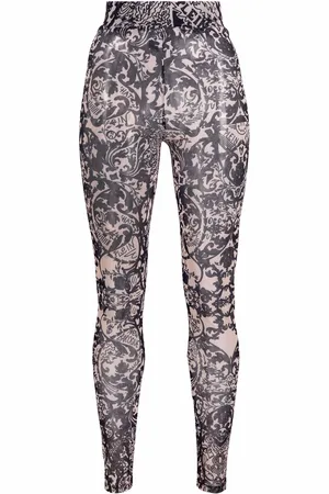 Philipp Plein Leggings i tyl med baroktryk
