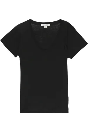 NILI LOTAN Carol T-shirt med V-hals