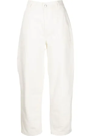 Maison Kitsuné Cropped jeans med lige ben
