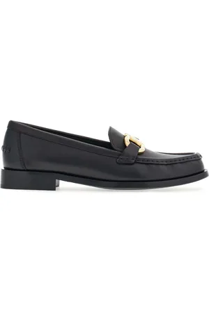 Salvatore Ferragamo Mokkasin-loafers i læder med Gancini-plade