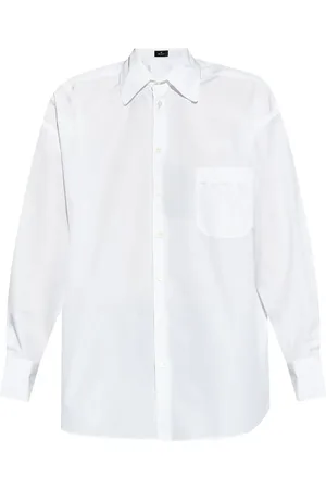 Etro Skjorte i poplin med broderet logo