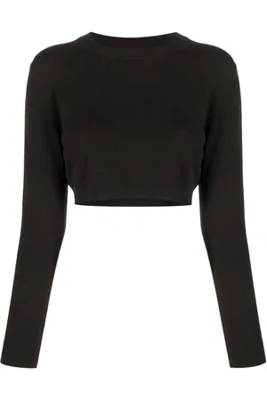 Patou Cropped trøje med broderet logo
