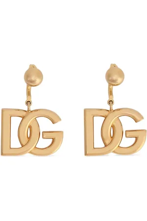 Dolce & Gabbana Lange øreringe med DG-logo