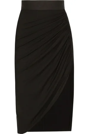 Dolce & Gabbana Kort asymmetrisk nederdel med drapering