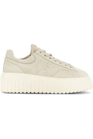 Hogan H-Stripes sneakers i ruskind