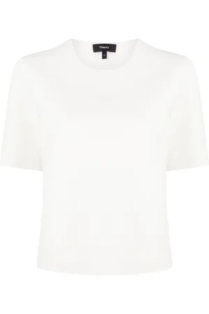 THEORY T-shirt i jersey med korte ærmer