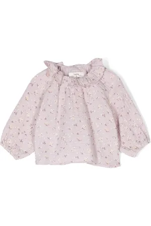 TEDDY & MINOU Blomstret bluse