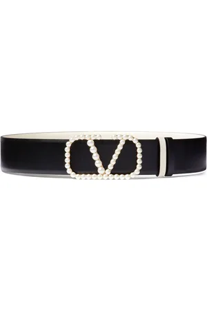 VALENTINO GARAVANI 40mm vendbart bælte med VLogo