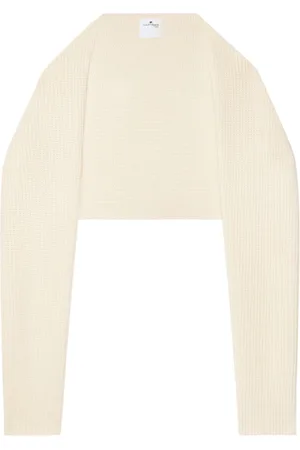 Courrèges Cropped bolero i uld