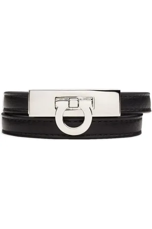 Salvatore Ferragamo Dobbelt Gancini-armbånd