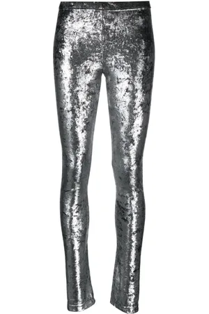 JUNYA WATANABE Højtaljede leggings med metallisk effekt