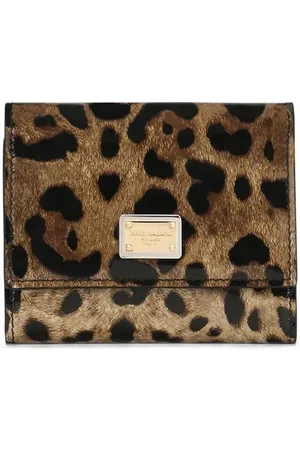 Dolce & Gabbana Læderpung med leopardtryk