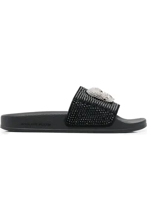 Philipp Plein Pool-sandaler med dødningehoved