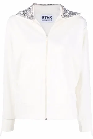 Golden Goose Sweater med krystaludsmykninger