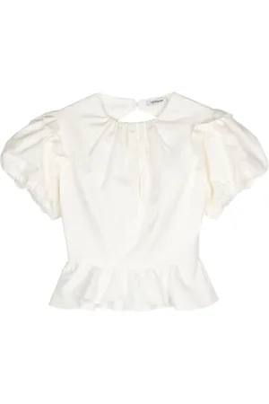 Parlor Bluse med flæsedetalje