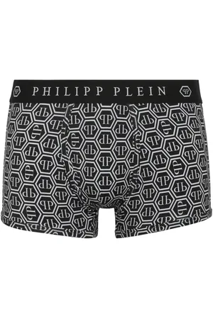 Philipp Plein Boksershorts med heldækkende sekskantet tryk