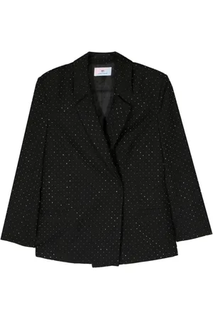 Chiara Ferragni Dobbeltradet blazer med rhinsten