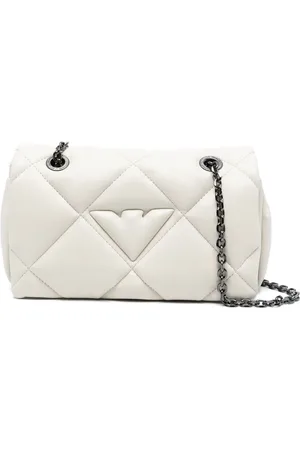 Emporio Armani Logopræget crossbody-taske i imiteret læder
