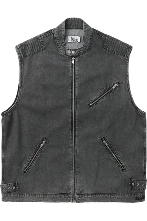 Izzue Denimvest med lynlås