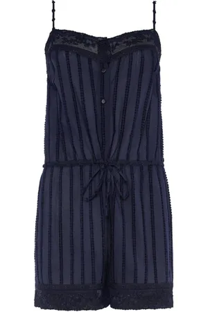 ERES Pastel playsuit med blondedetalje