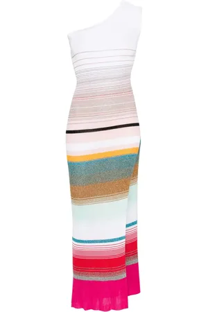 Missoni Lang kjole med én skulder